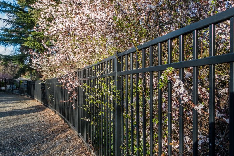 Black Metal Fence Installation - West Palm Beach