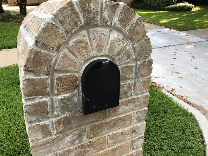 Brick Mailbox Installation in Tucson