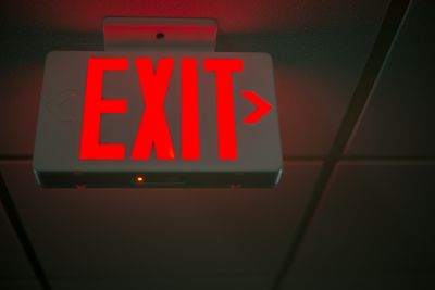 Exit Sign Installation - Lubbock