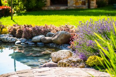 Garden Pond Installation - Naples