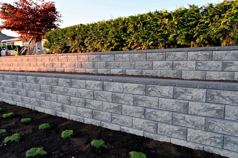 Retaining Wall Installation - Winston Salem