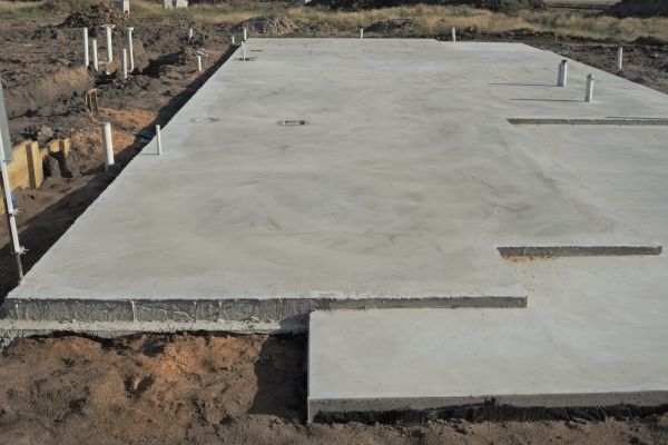 Cement Foundation Installation for Townhouses