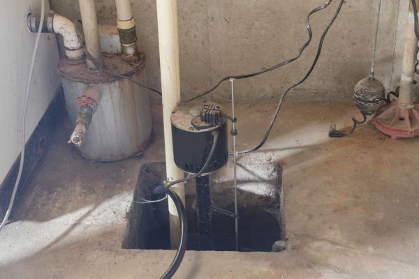 Basement Water Pump Repair